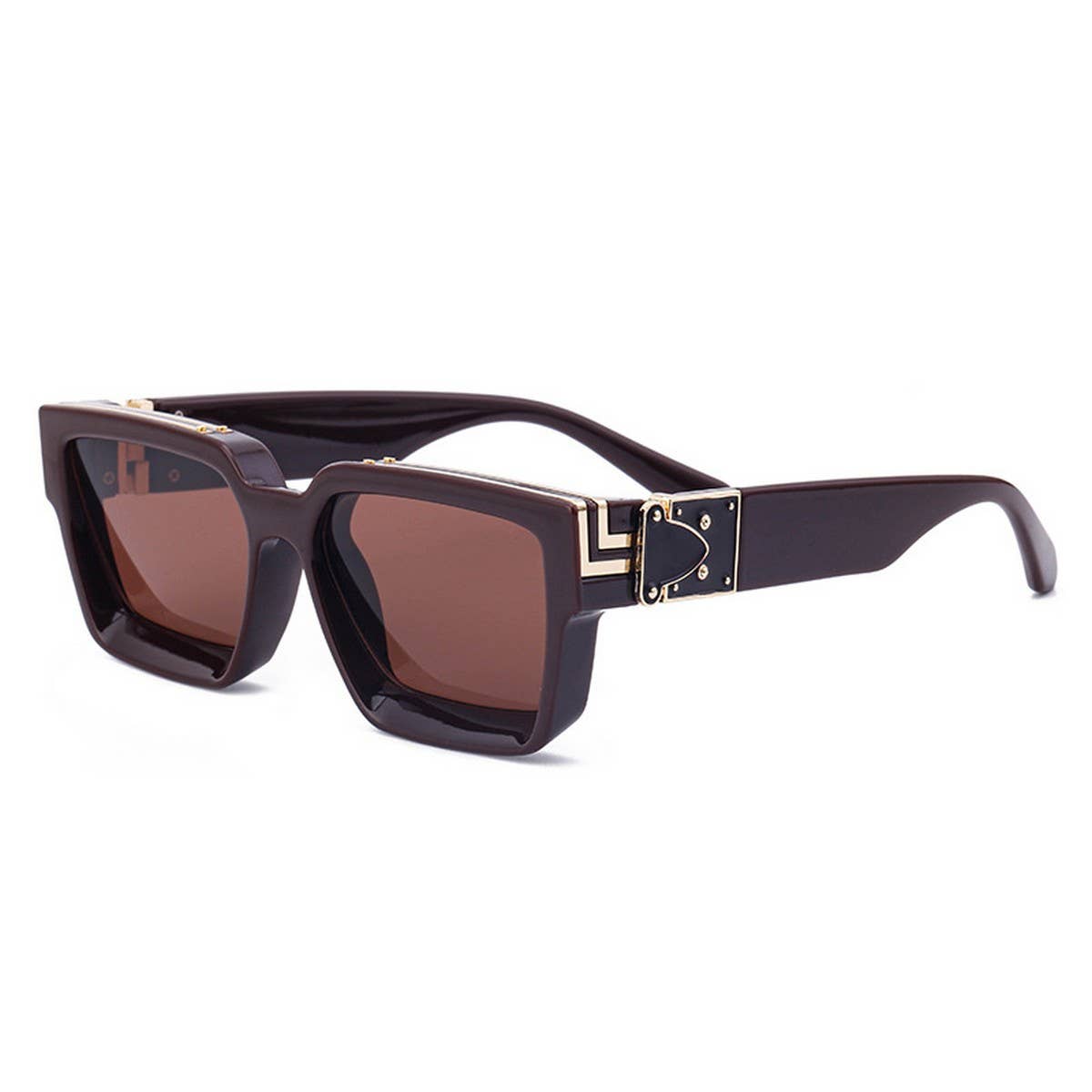 SUNGLASSES FASHION SQUARE FRAME SUNGLASSES GLASSES