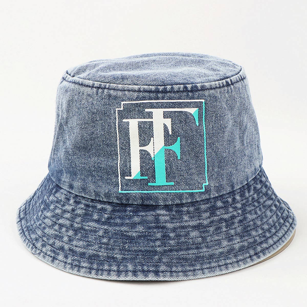 FASHIONABLE AND VERSATILE LETTER-WASHED BUCKET HAT_CWAH1149