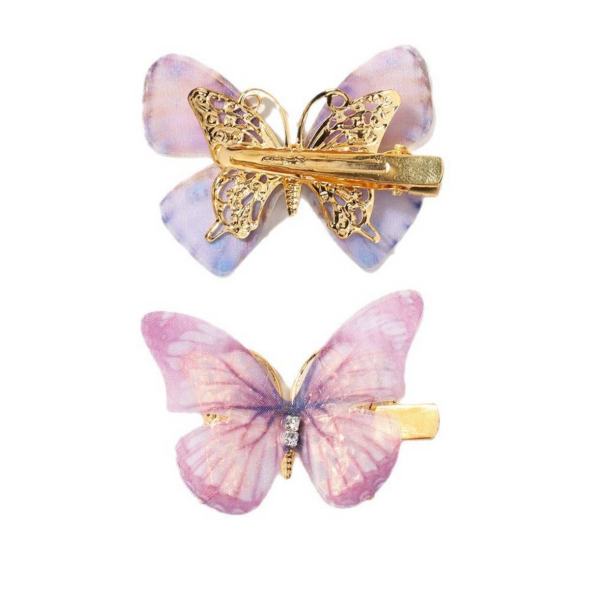 Shiny Sheer Butterfly Hair Accessories for Kids