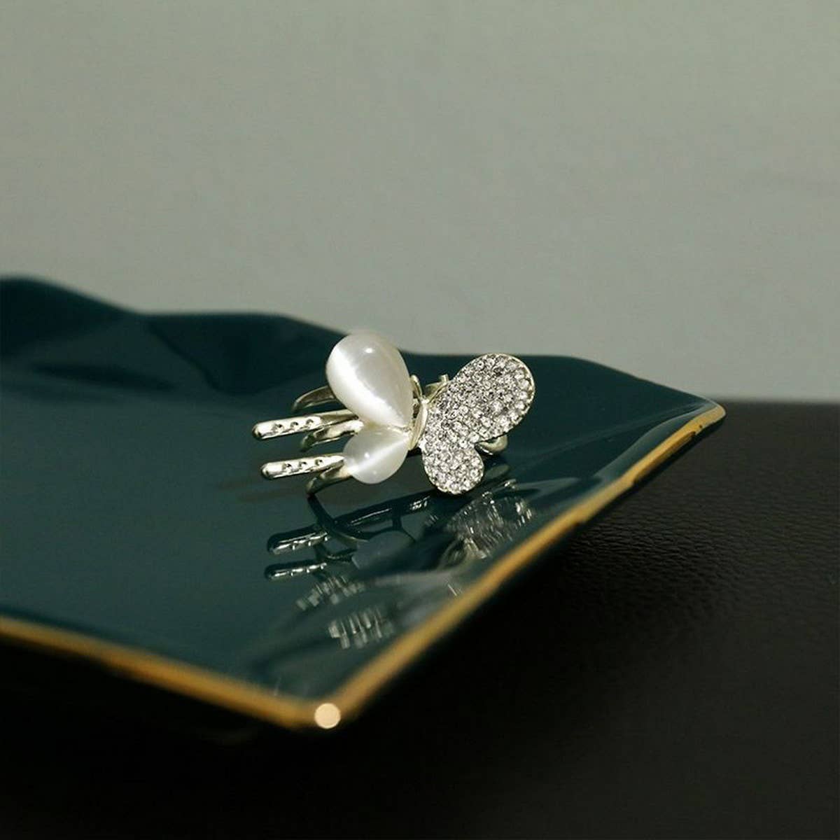 Delicate Butterfly Hair Claw, Small Side Bang Clip