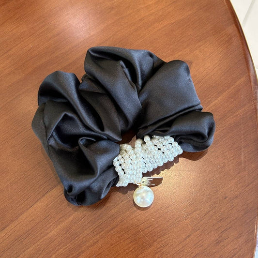 HOOP BEADED RETRO LARGE INTESTINE HAIR SCRUNCHIES