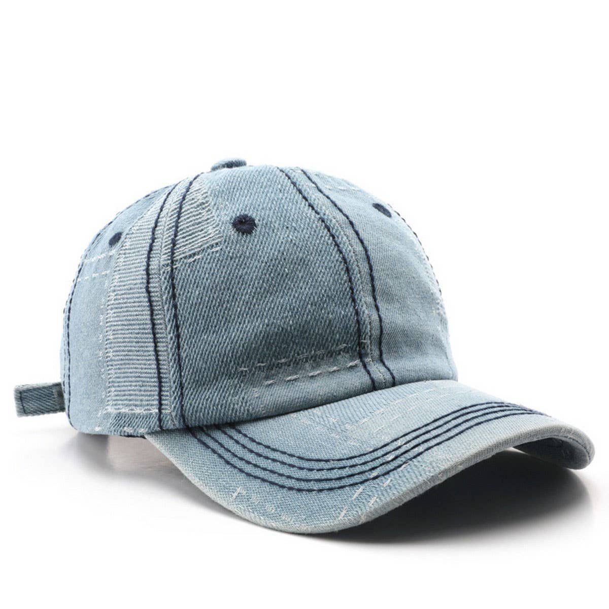 Retro Denim Baseball Hat for Women & Men CWAH2817