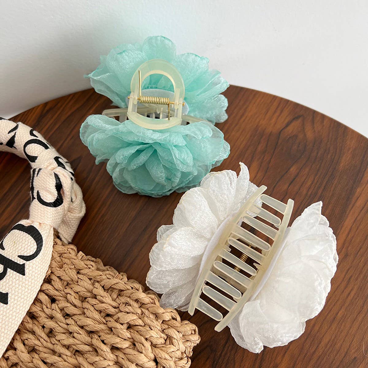 GIRLY SUPER FAIRY ROSE HAIRPINS_CWAHA1170