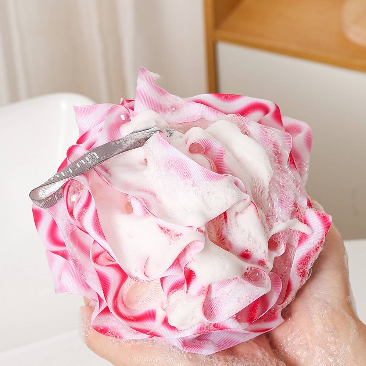 BATH POUF SOFT AND COLORFUL BATH BALL_CWMM3365