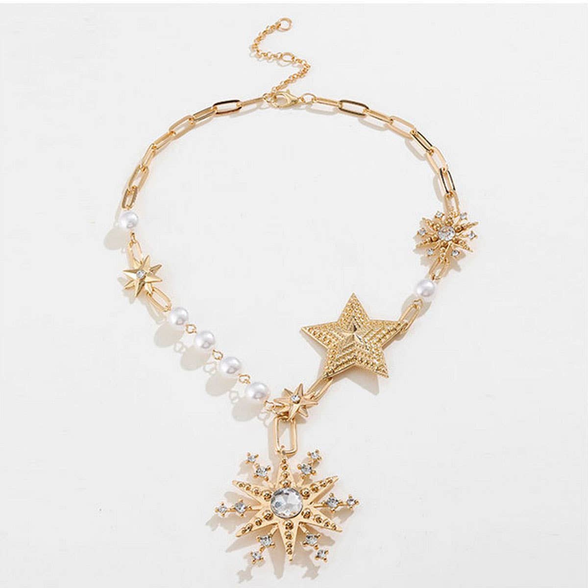 TEMPERAMENT SIX-POINTED STAR DIAMOND FASHION SUIT