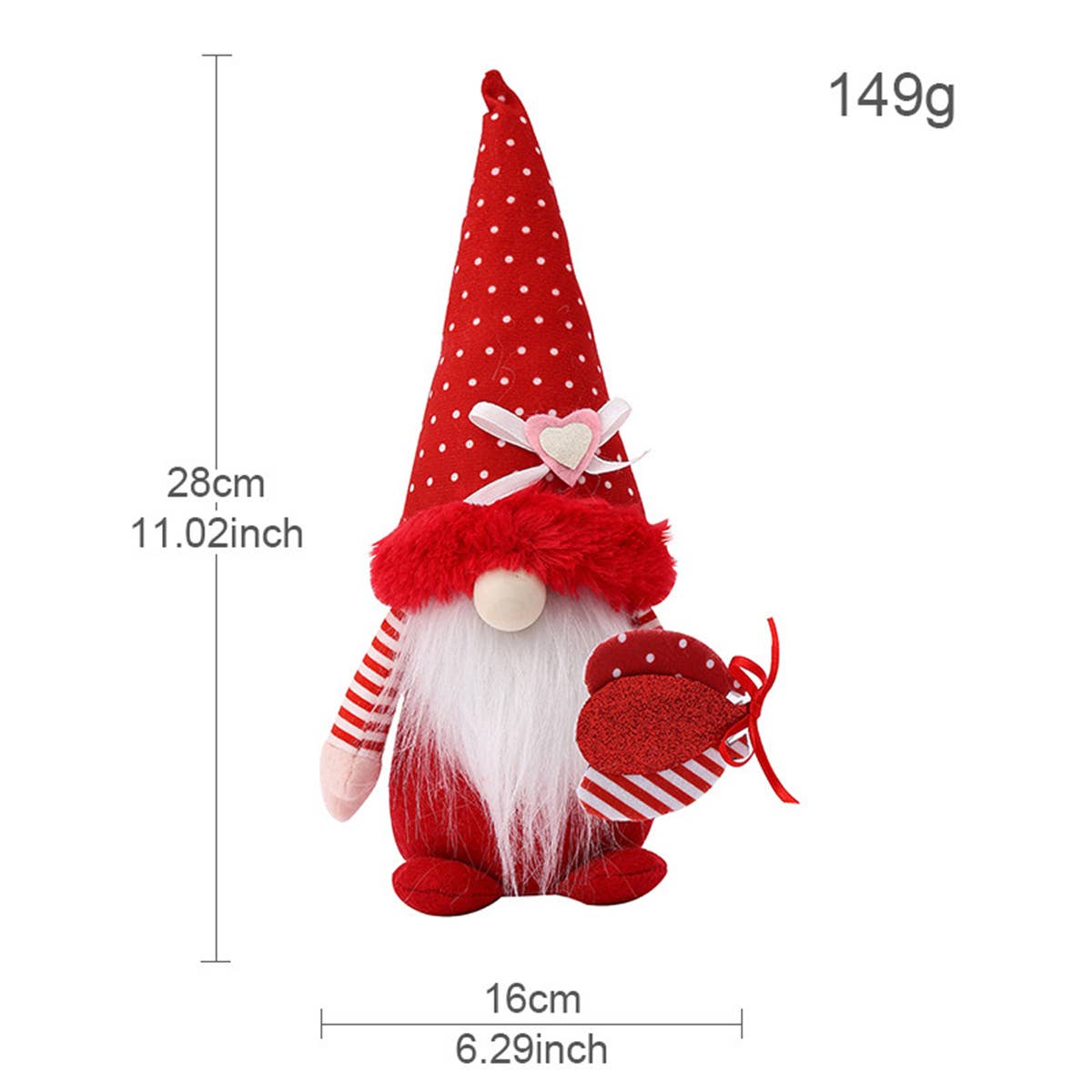 CWMM9524_MOTHER'S DAY BALLOON BOUQUET DWARF FACELESS DOLL