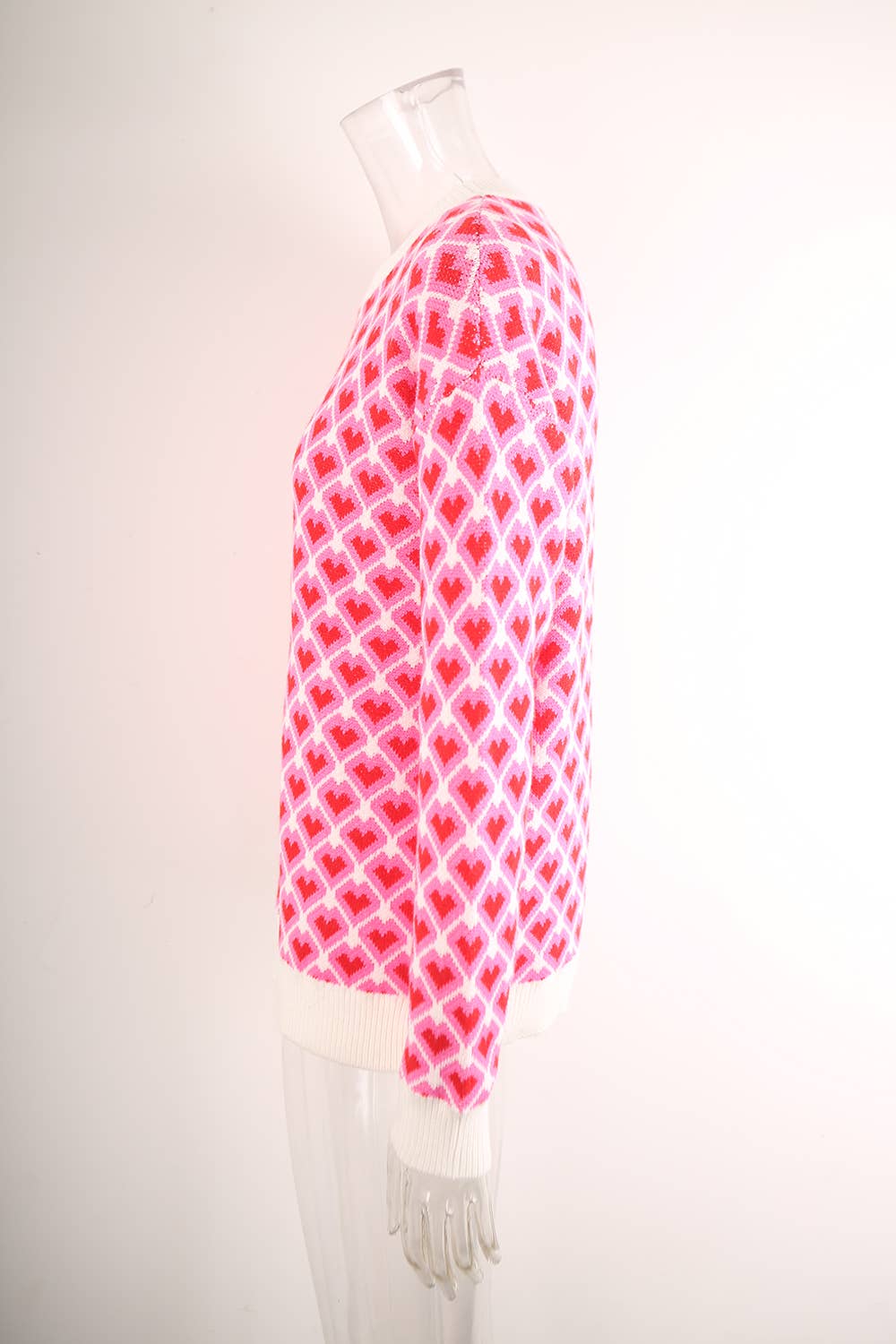 VALENTINE'S DAY CREW NECK PULLOVER SWEATER