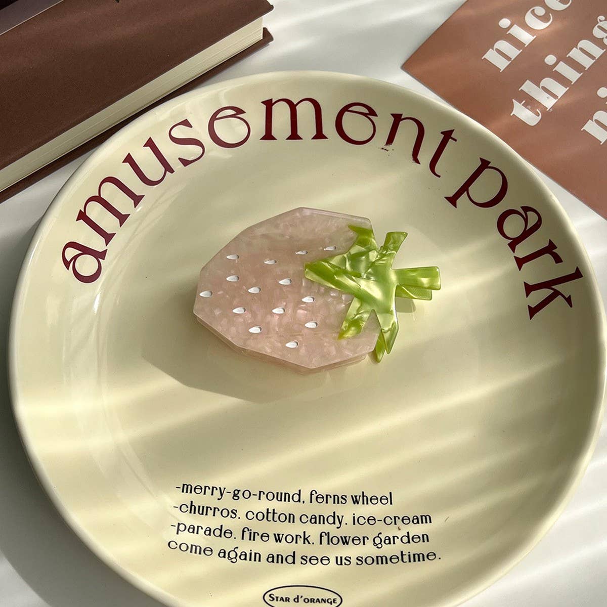 Fruit Acetate Hair Claw Clip for High Ponytail£ßCWAHA5784