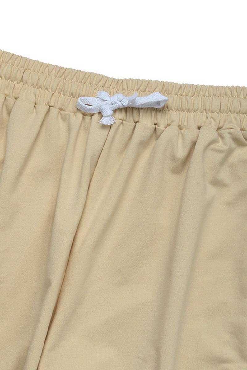 CWBLP1185_CASUAL COLORFUL PRINTED ELASTIC WAIST SWEATPANTS