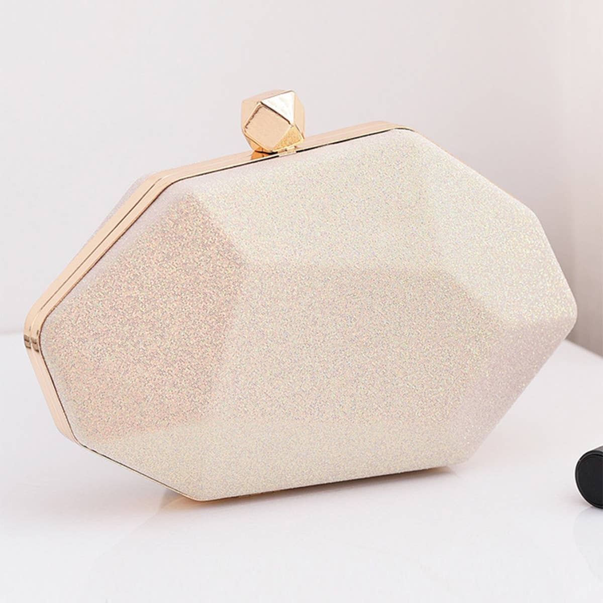 WOMEN FASHION IRREGULAR PRISMATIC CLUTCH BAG_CWAB0615