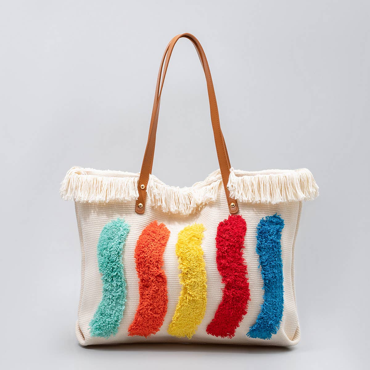 WOMEN RAINBOW HAND SHOULDER BAG_CWAB1997
