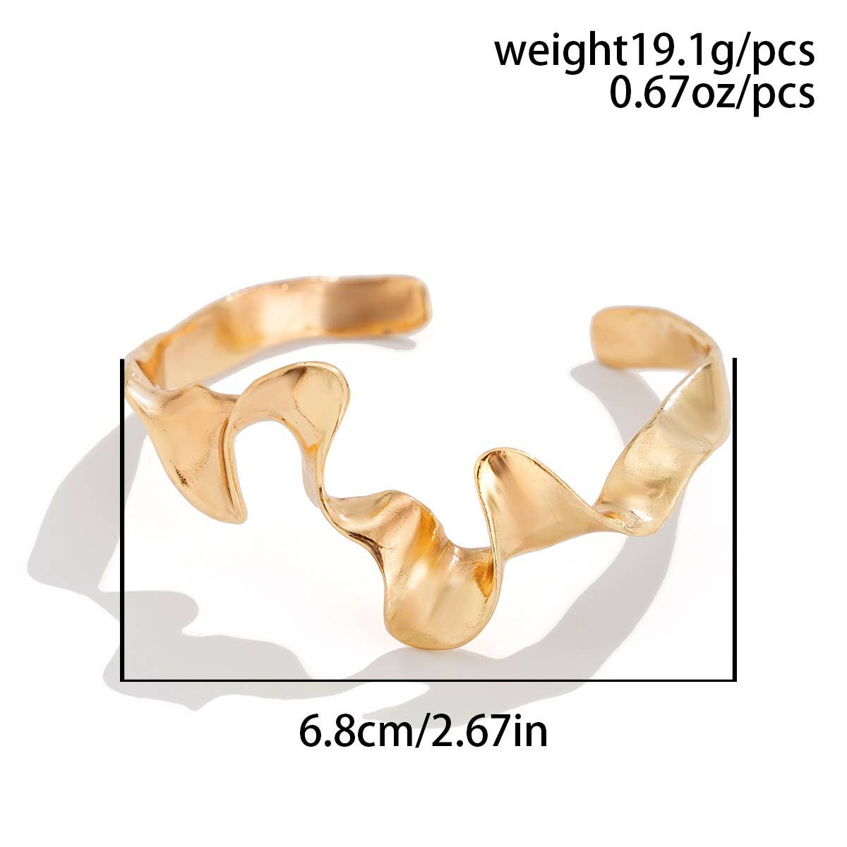 COOL GEOMETRIC TWISTED DESIGN NECKLACE