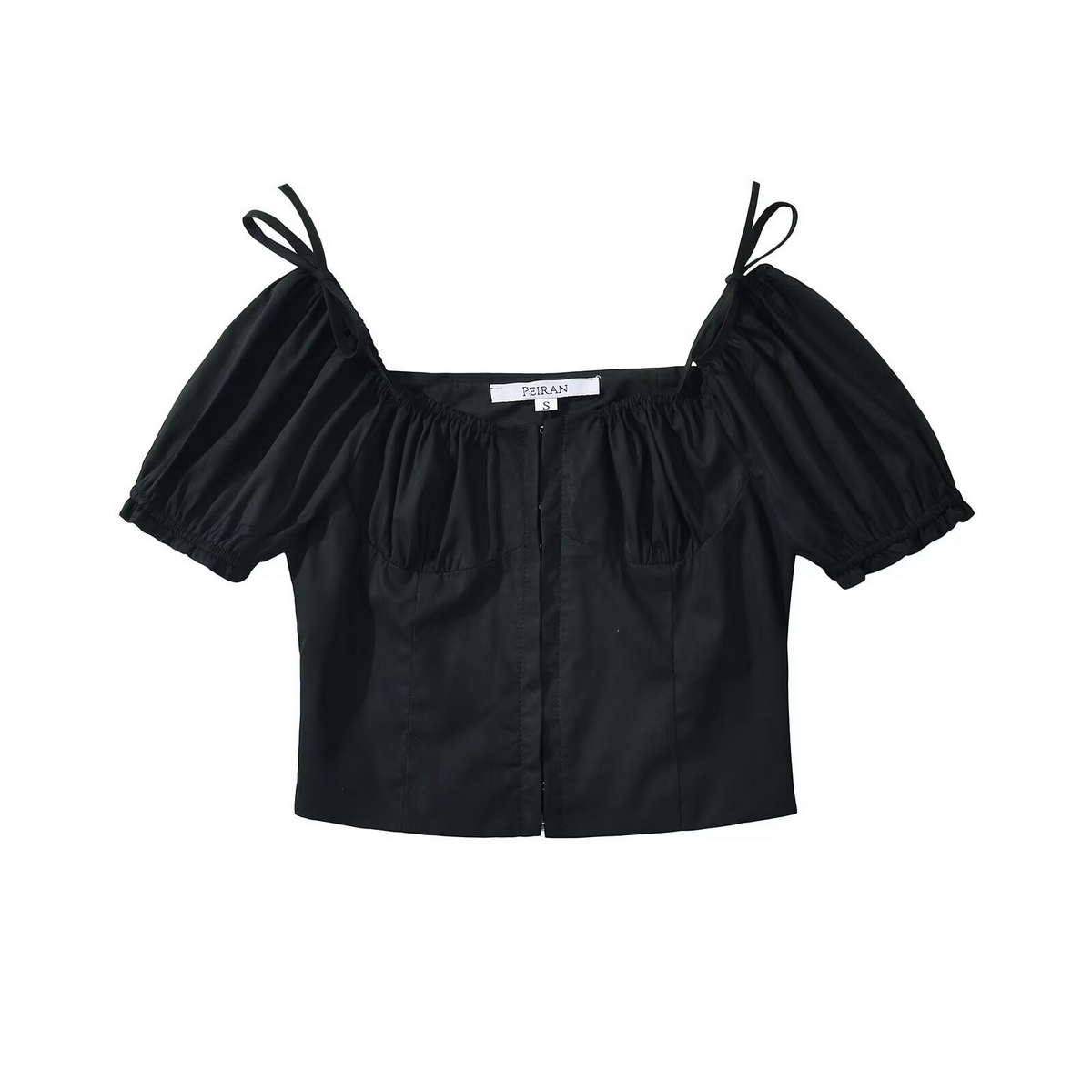 Monochrome French Chic Crop Top