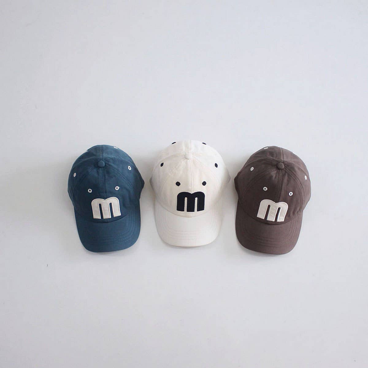 Kids¡¯ Big M Letter Baseball Cap ? Trendy Sun Hat CWAH2899