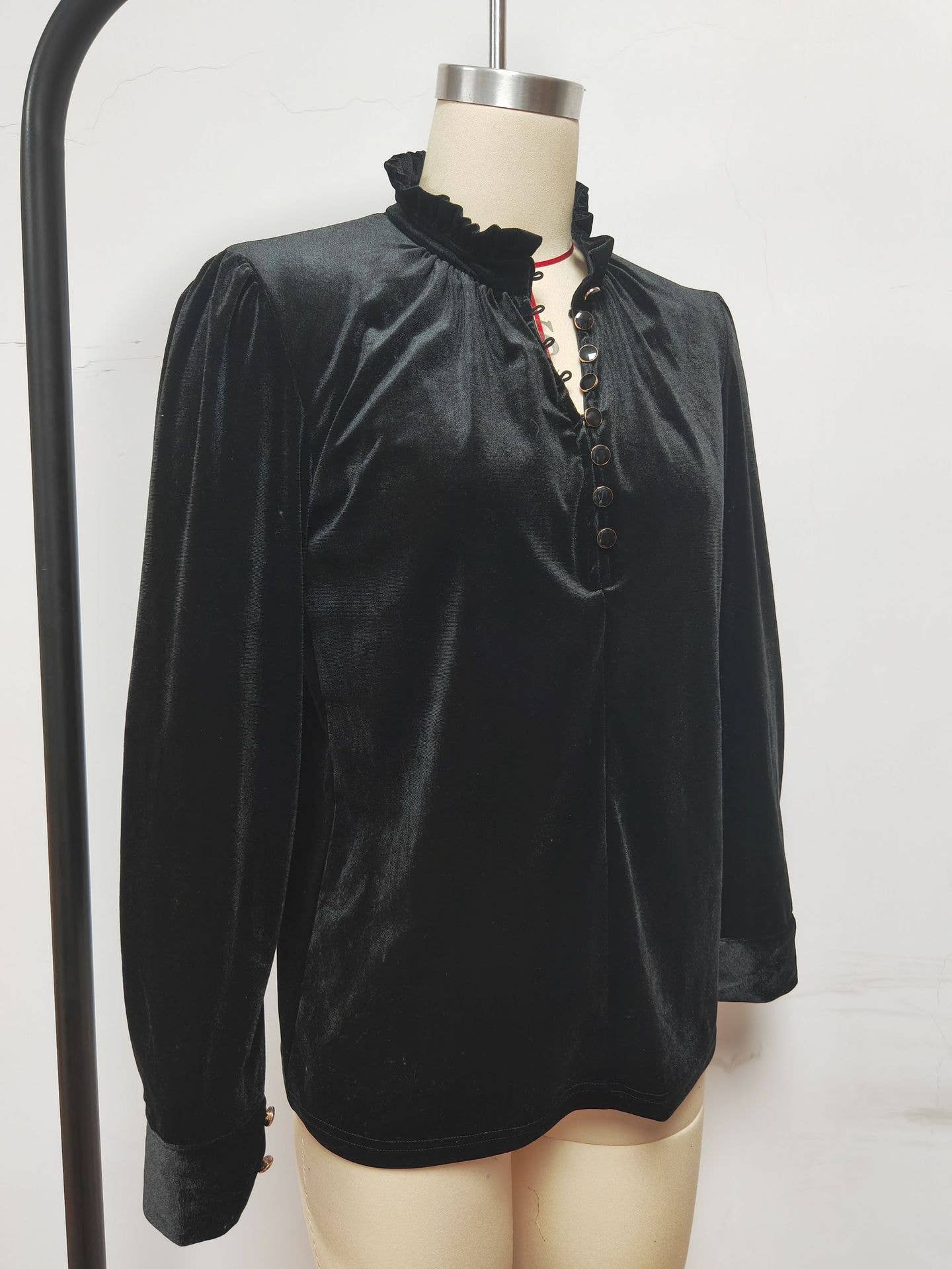 SEXY V-NECK LONG SLEEVE SHIRT IN CANARY