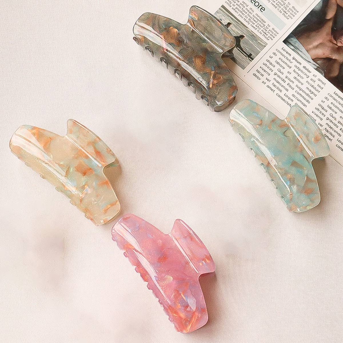 Galaxy Gradient Hair Claw - Acetate Summer Clip