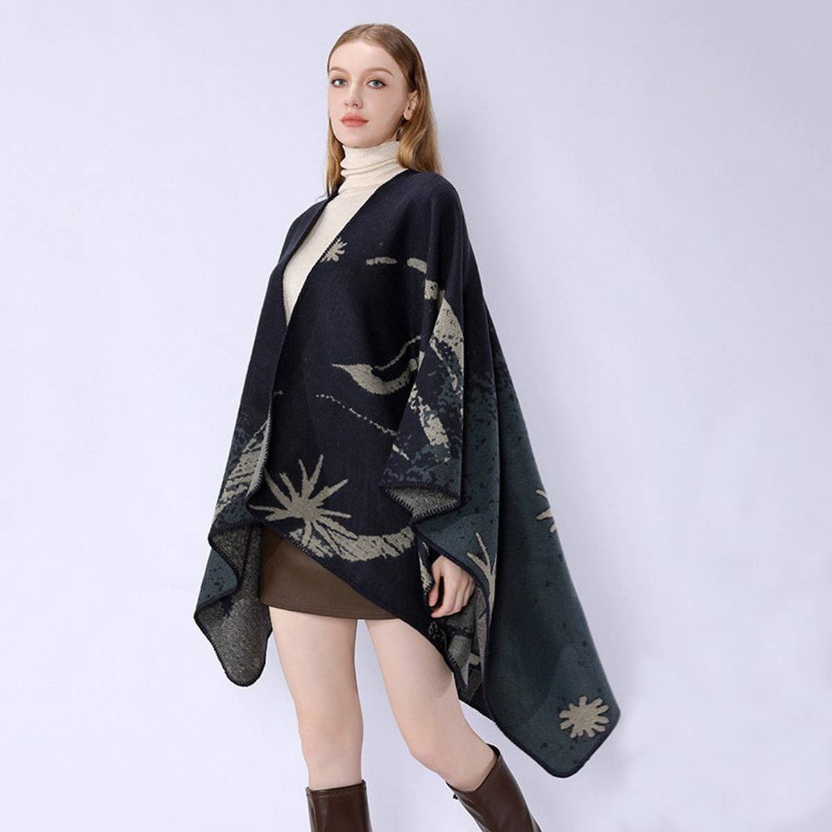 NEW FASHION WAVE PATTERN TRAVEL SHAWL WOMEN