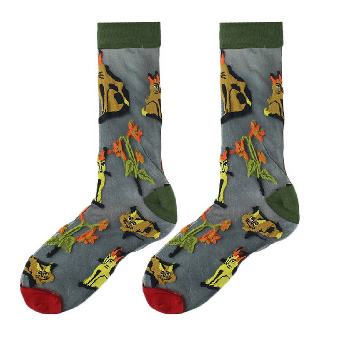 FASHIONABLE THIN FLOWER FOREST GLASS STOCK