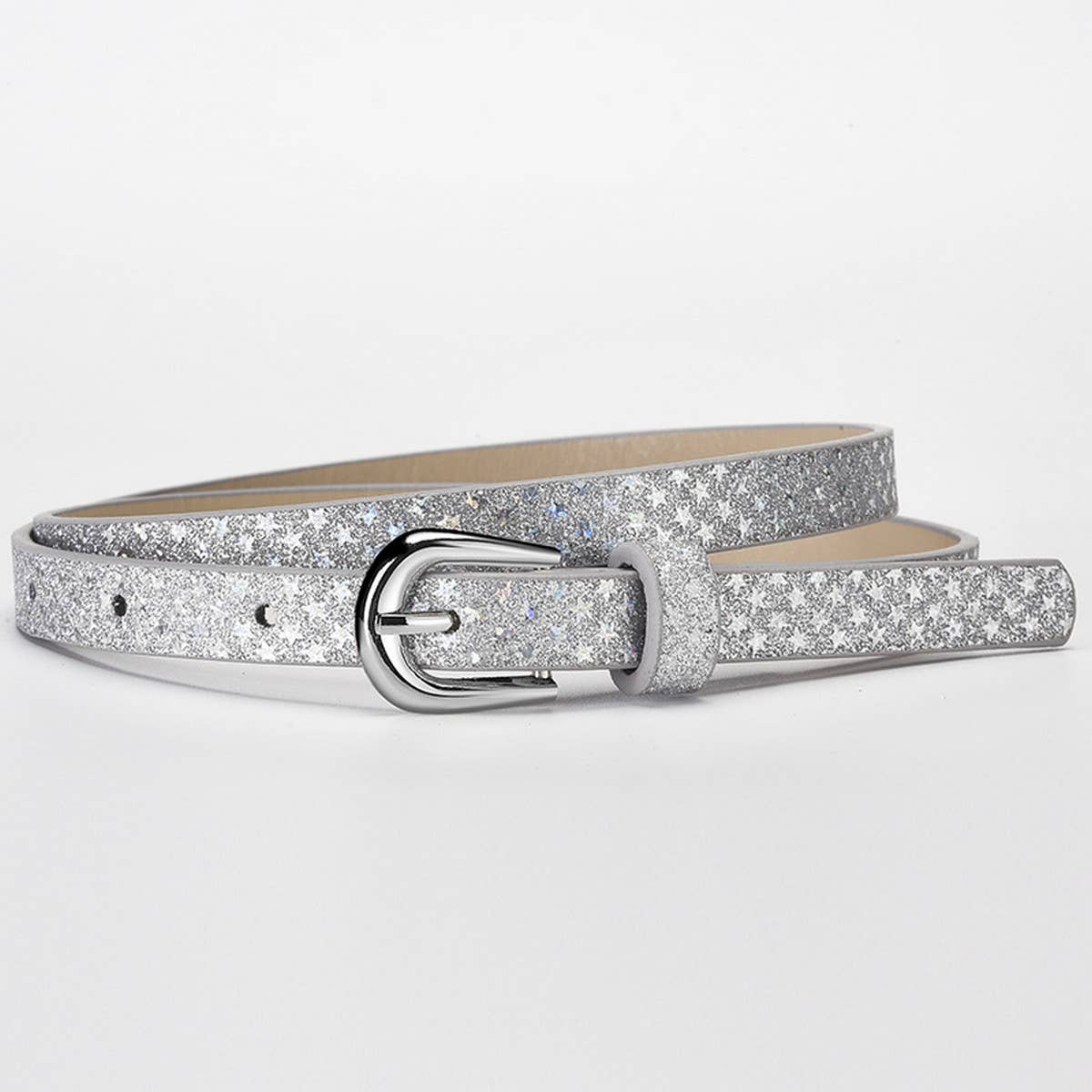 CWABE0880_VERSATILE PERSONALIZED SEQUINED PIN BUCKLE BELT