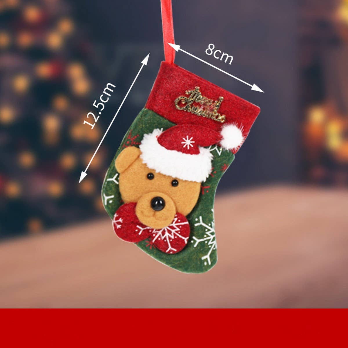 CWMS0923_Christmas Stocking Goodie Bag Hanging Ornament
