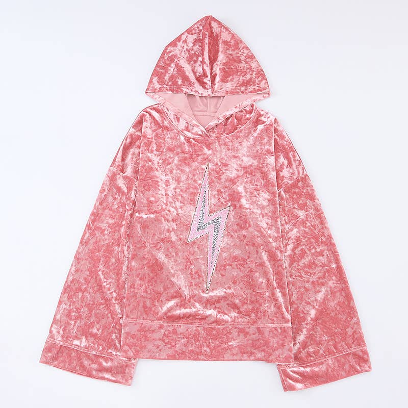 SOLID COLOR PULLOVER HOODIE PRINT HOODIE