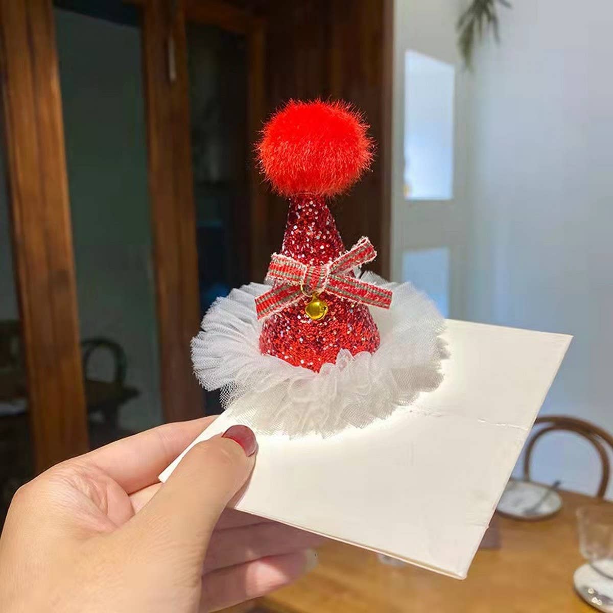 CHILDREN'S CHRISTMAS CUTE HAT HAIRPIN HEADDRESS