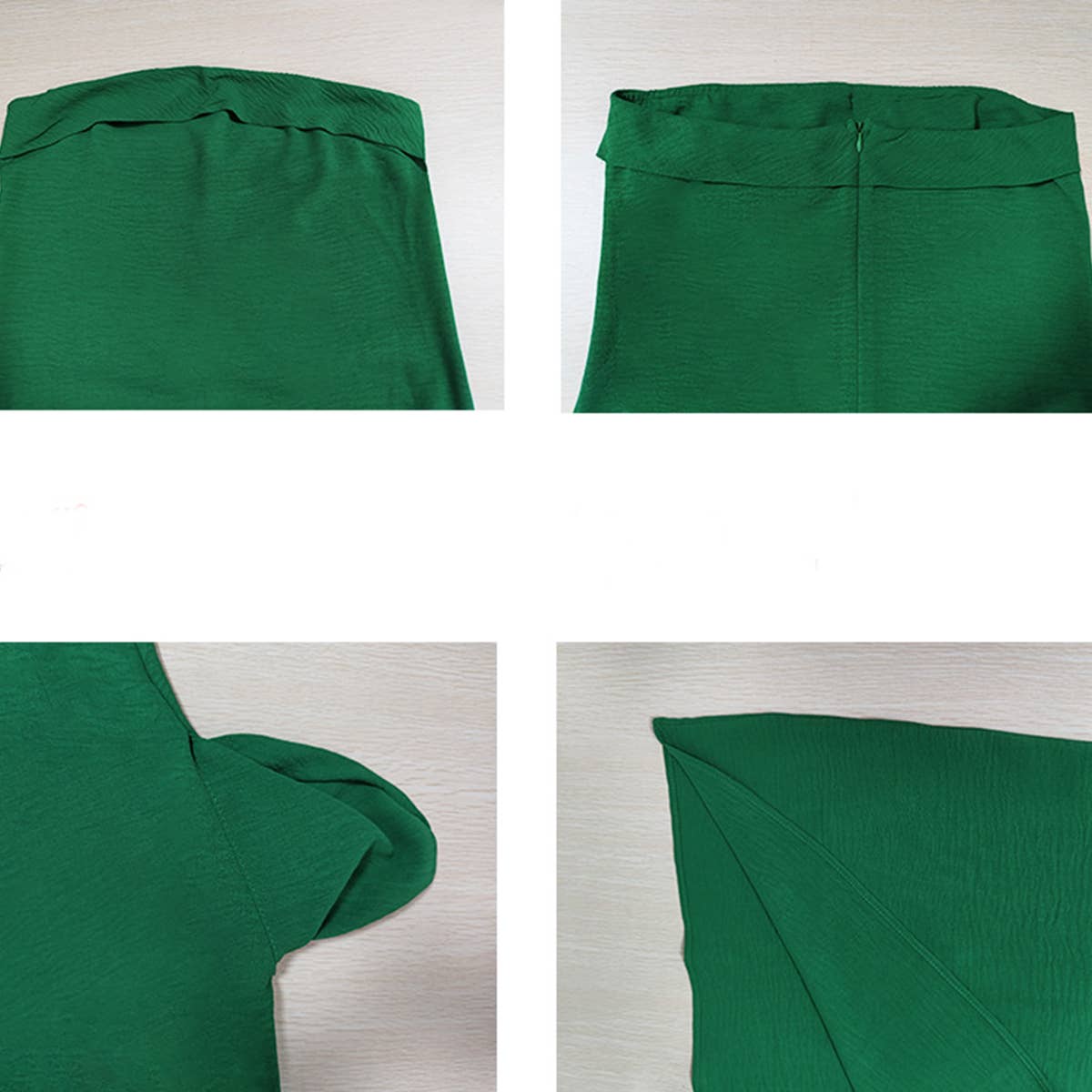 LONG SATIN DRESS IN SOLID COLOR WITH BREAST WRAP