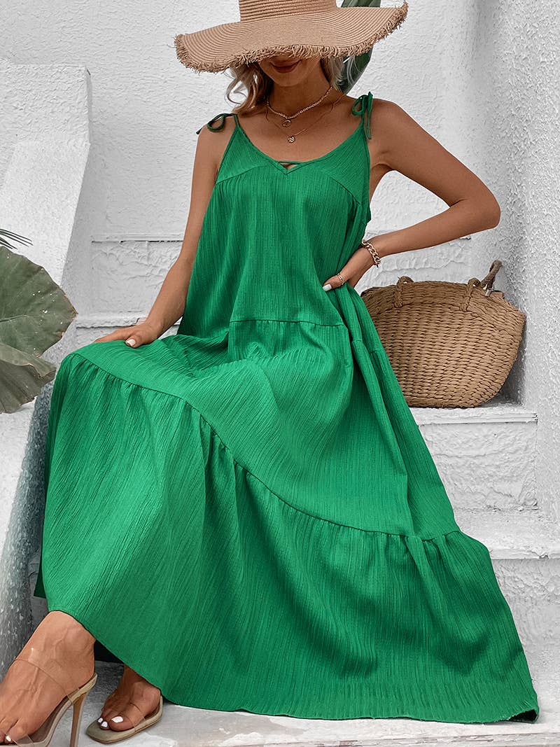 Loose waistband dress