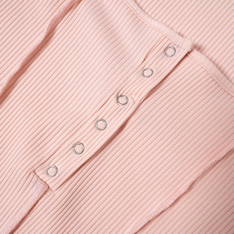 SOLID COLOR SQUARE COLLAR CASUAL ALL-OVER TOP