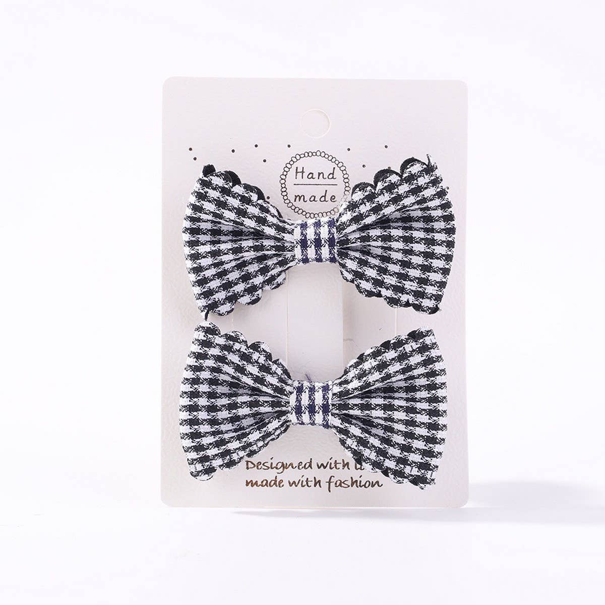 Girls¡¯ Plaid Lace Hair Clips ? Daily & Princess