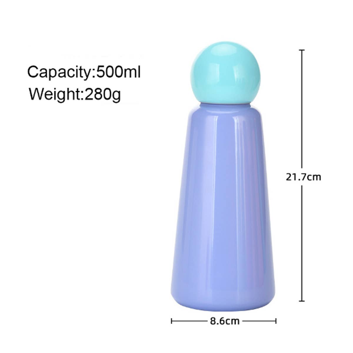 CUTE OUTDOOR DOUBLE-LAYER HOT AND COLD WATER CUP