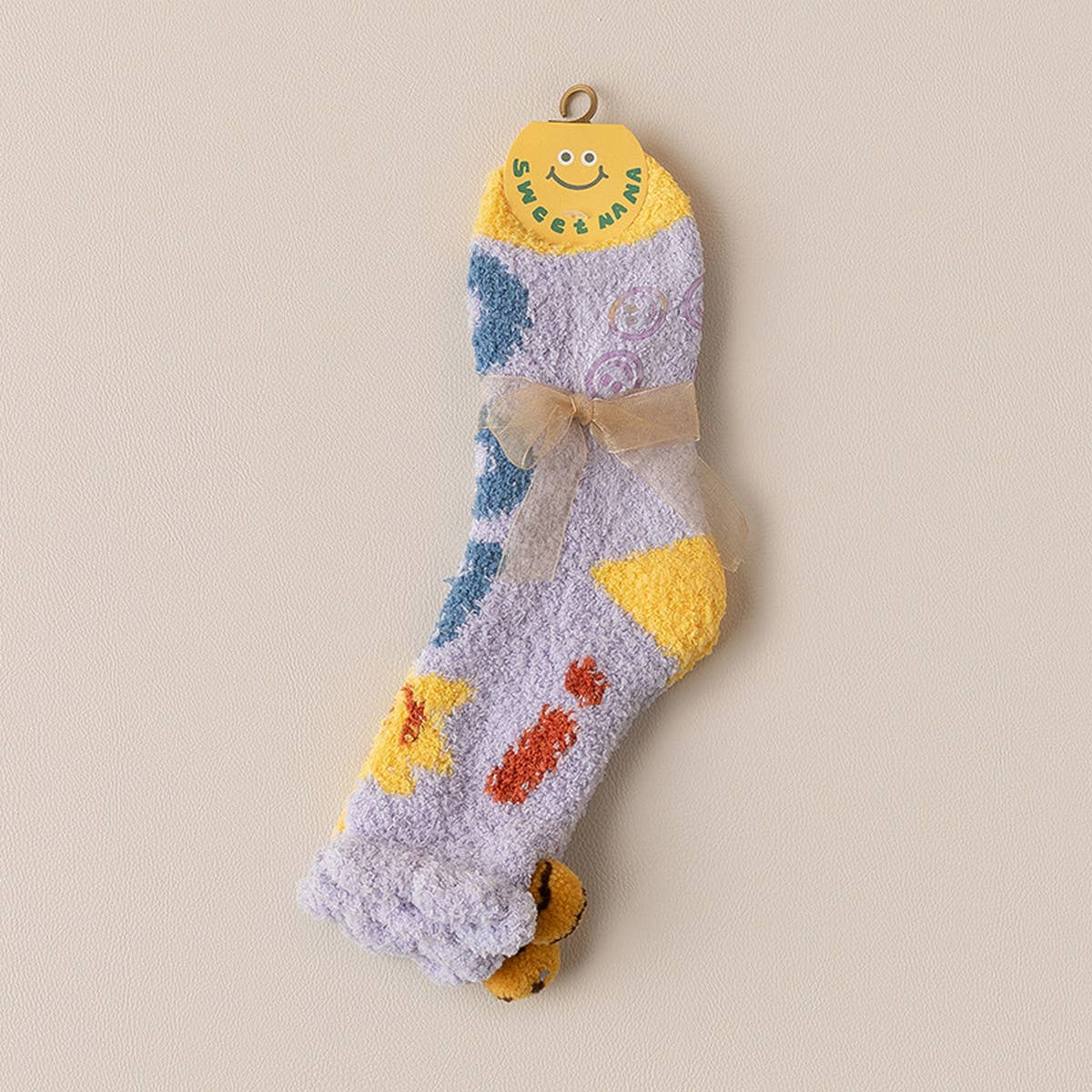 CUTE CARTOON SMILING FACE SOCKS