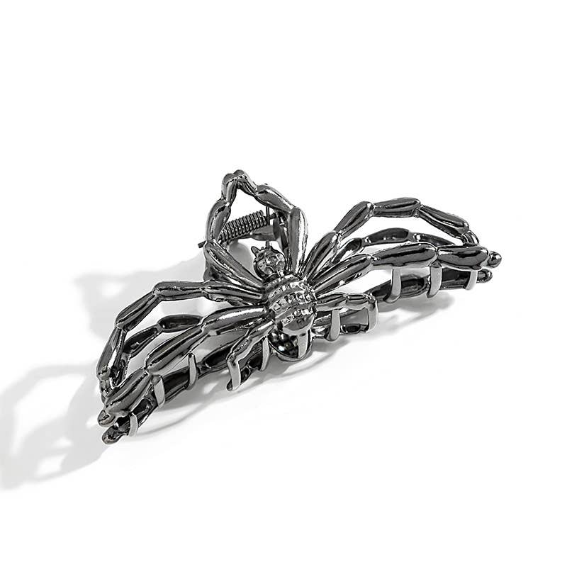 Geometric dark elegant metal clipper hair clips