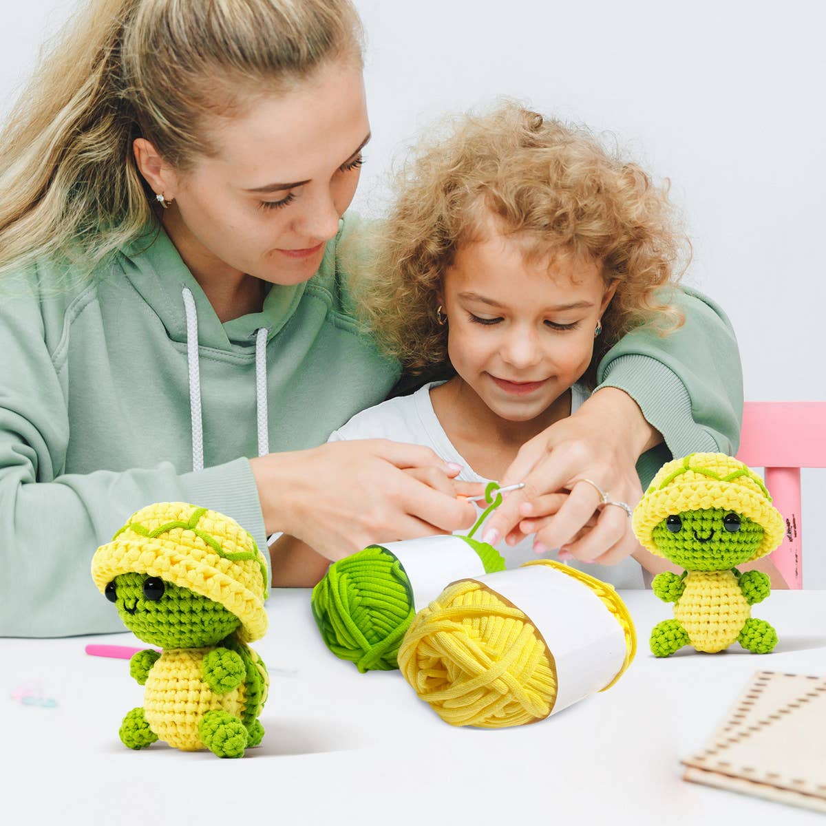 TURTLE HANDMADE DIY WOVEN PLUSH MATERIAL PACKAGE