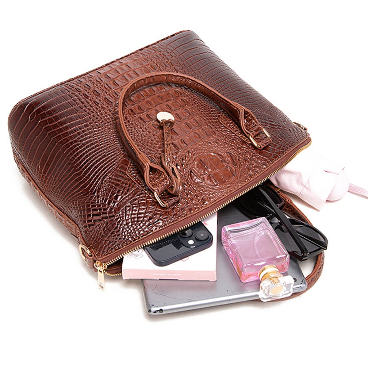 FASHION CROCODILE DESIGN HANDBAG SHELL BAG_CWAB0570