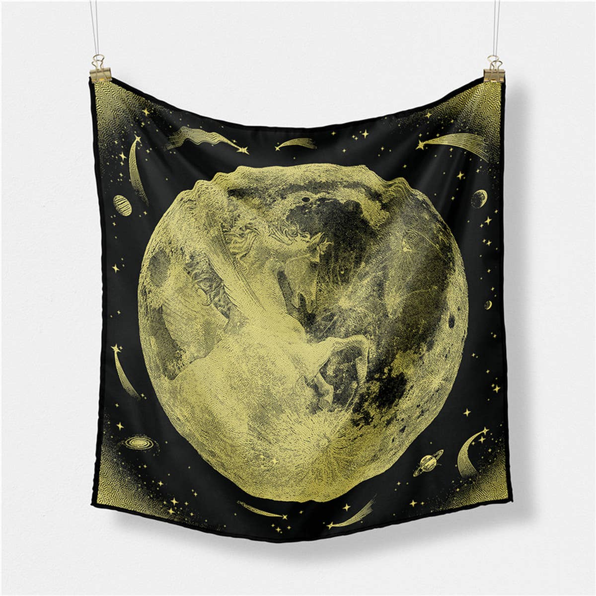 Travel Scarf - Versatile Starry Sky Printed Shawl