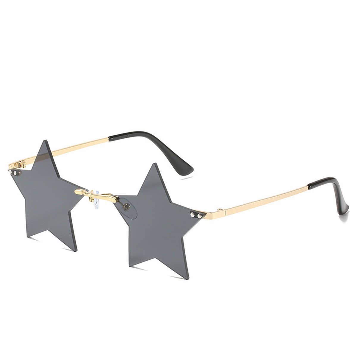 FIVE-POINTED STAR SUNGLASSES FRAMELESS SUNGLASSES