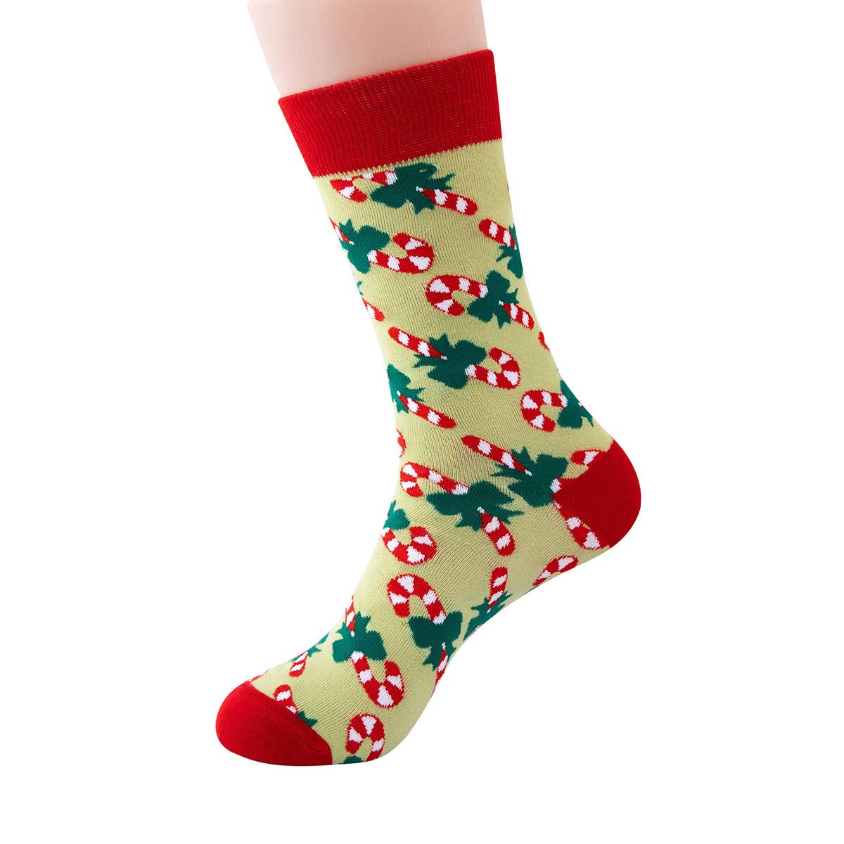 CHRISTMAS PATTERN CREW SOCKS