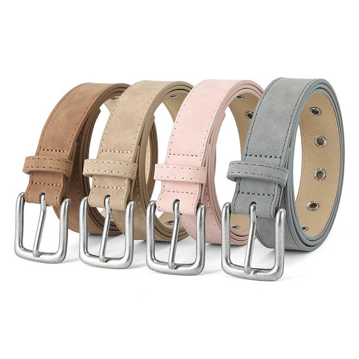 NEW FROSTED WEAR-RESISTANT PIN BUCKLE BELT_CWABE0582