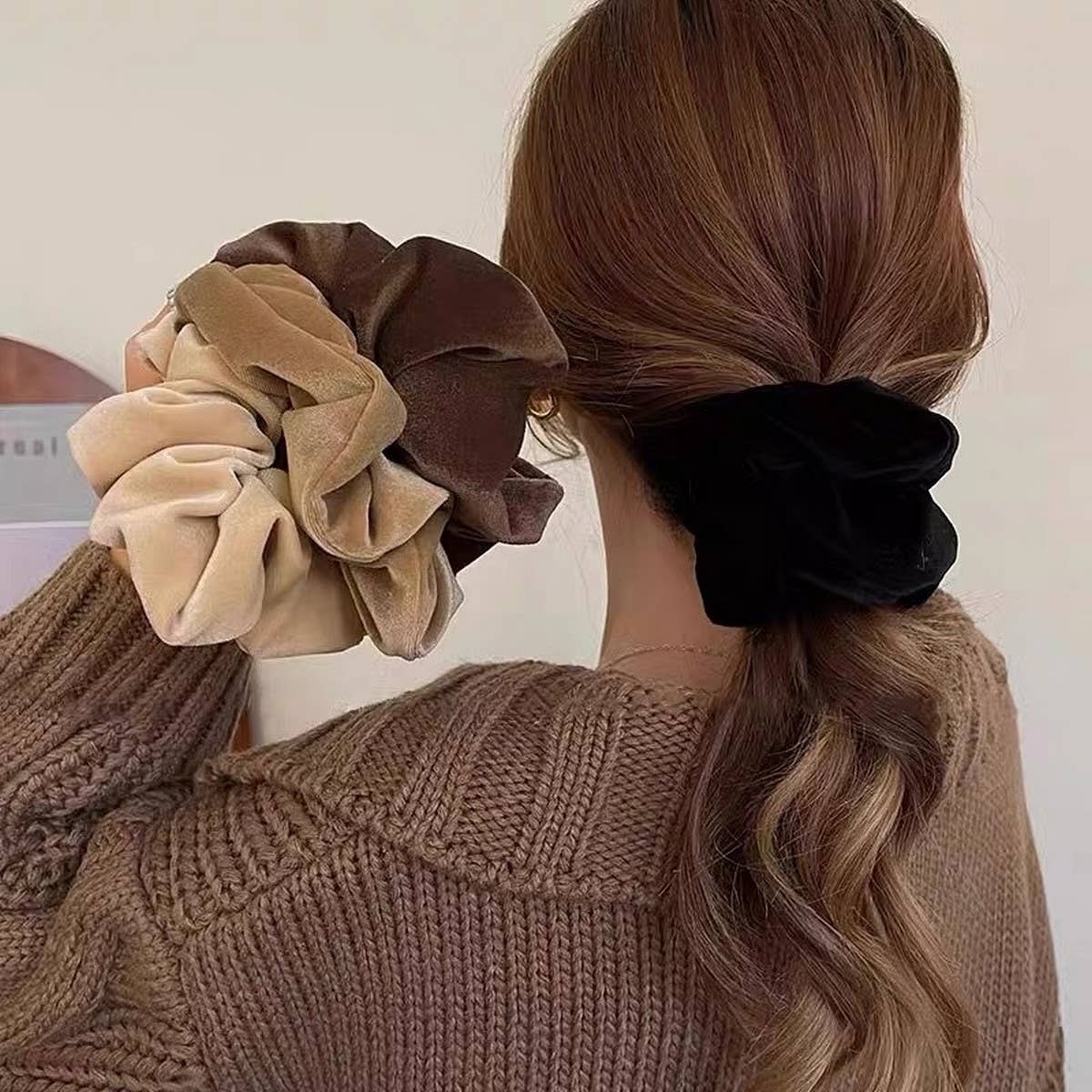 VELVET COLON HAIRBAND HAIR ACCESSORIES