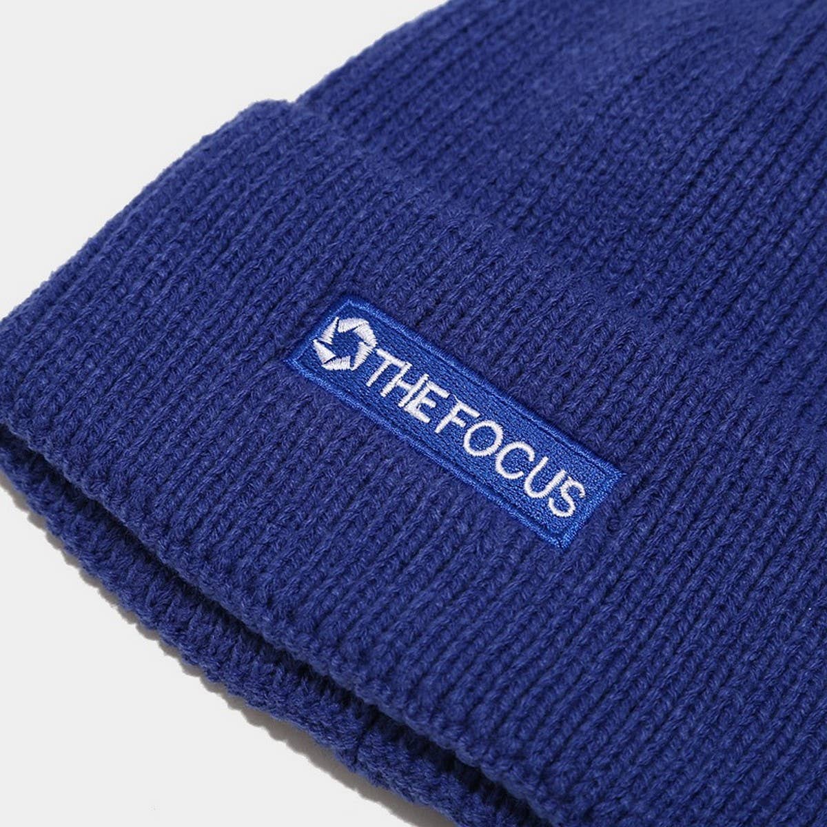 LETTER  THICKENED EMBROIDERED BEANIE KNITTED HAT_CWAH2073