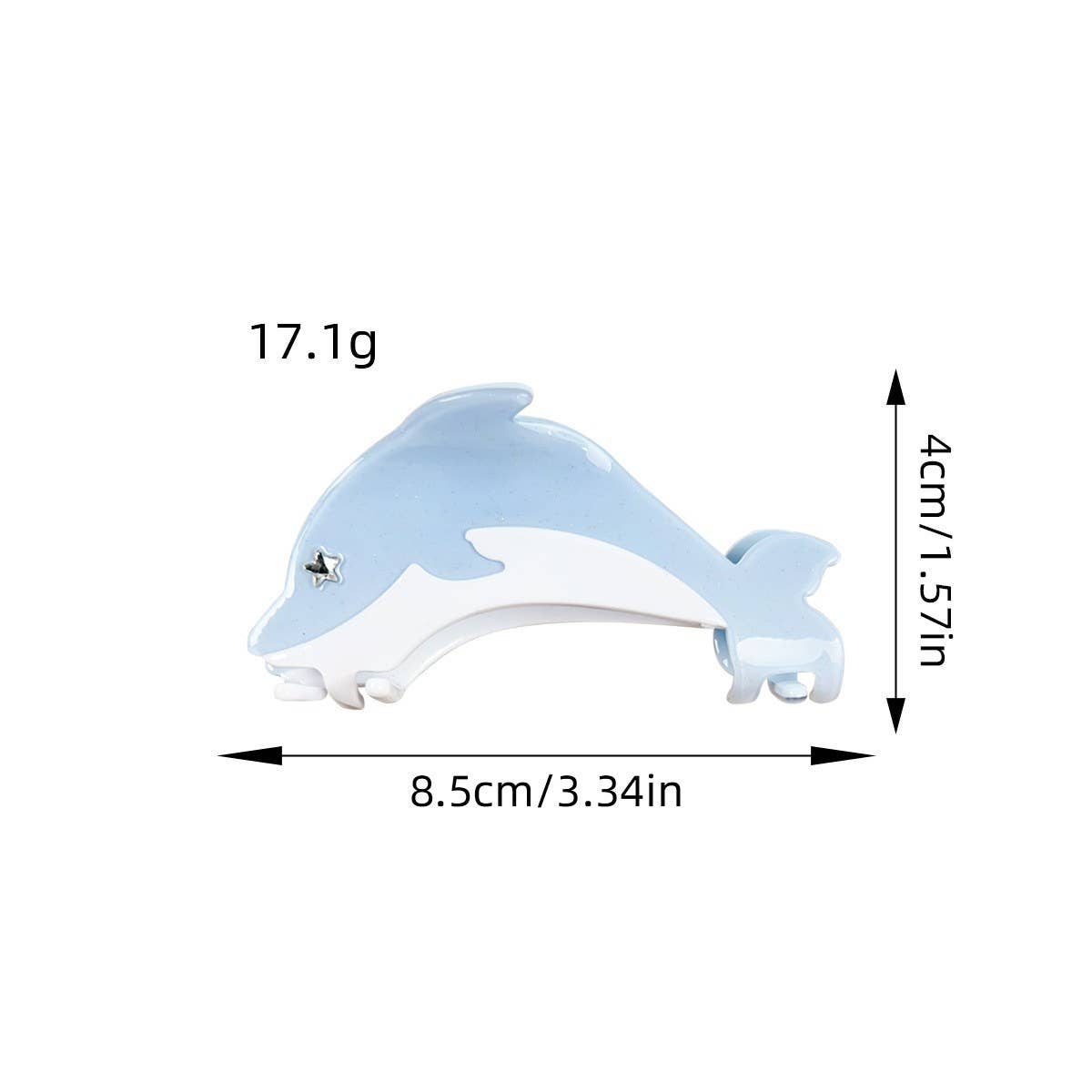 DOPAMINE DIAMOND DOLPHIN GIRLY HAIRPIN_CWAHA1588