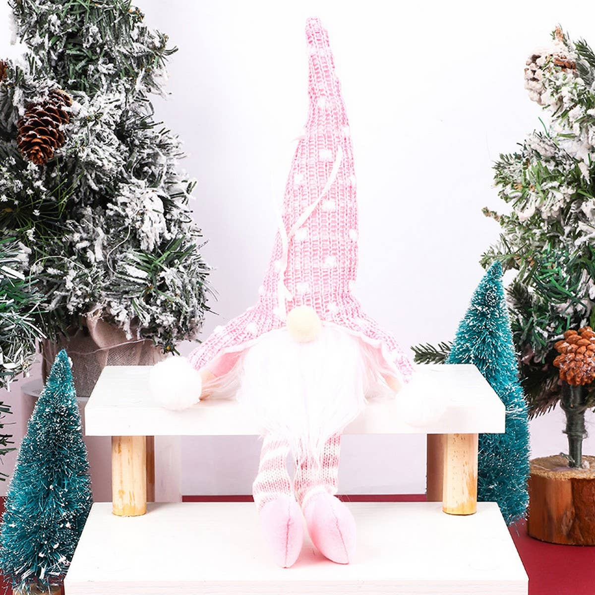 CHRISTMAS DECORATION FOREST OLD MAN FIGURINE