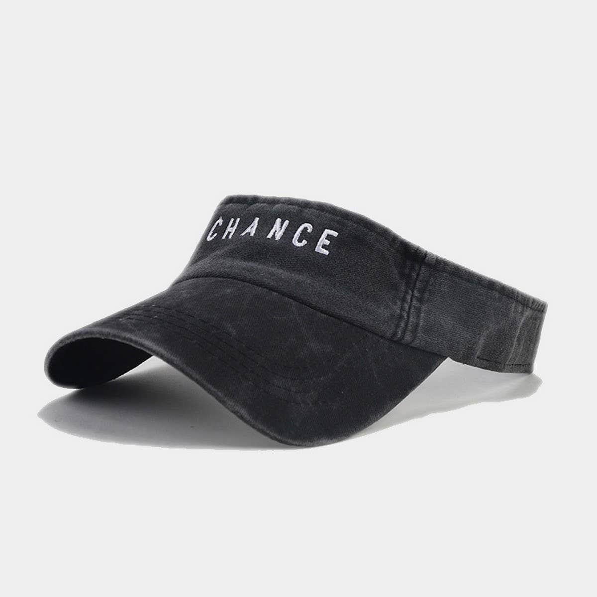 Embroidered Letter Visor Hat -Summer Sunshade Cap_CWAH3304