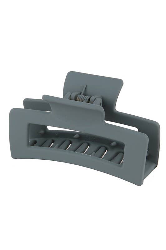 3.35" Minimalist Rectangle Hair Claw Clip_CWAHA0088