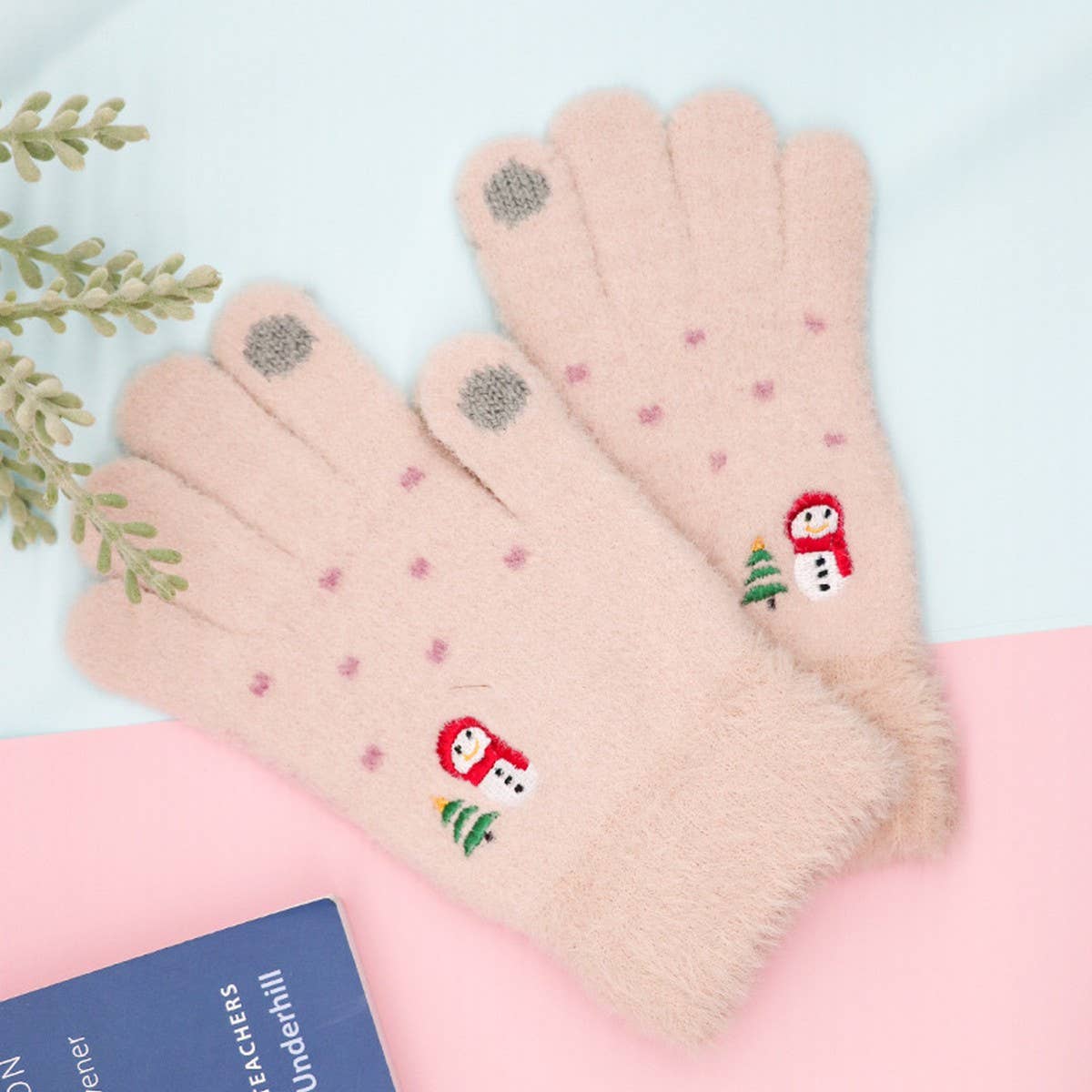 CUTE WINTER COLD PROTECTION TOUCH SCREEN GLOVES_CWAG0149