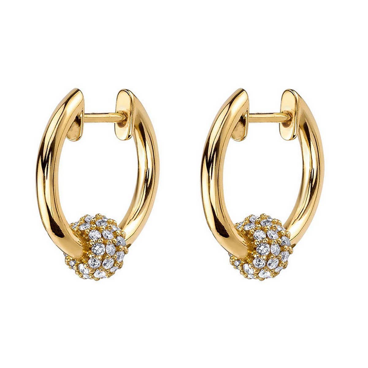 FASHIONABLE COMMUTER TEMPERAMENT HOOP EARRINGS
