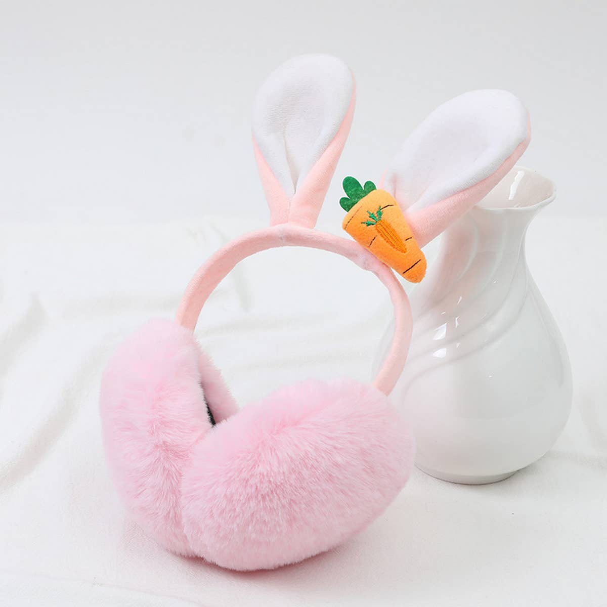 WOMEN CUTE RABBIT EARS FOLDABLE EARMUFFS