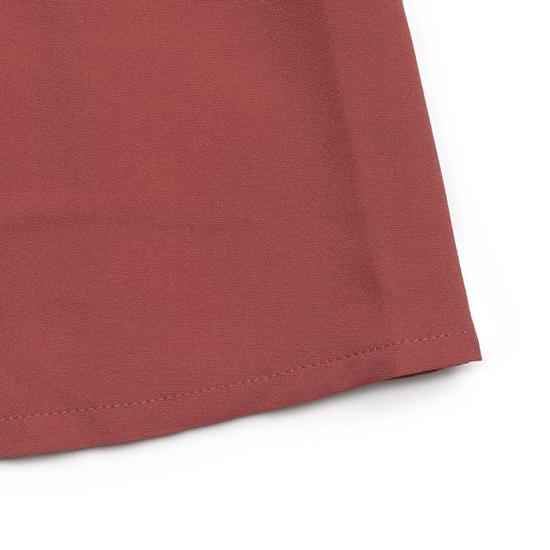 SOLID COLOR BASIC FASHION BUTTON-DOWN SHIRT