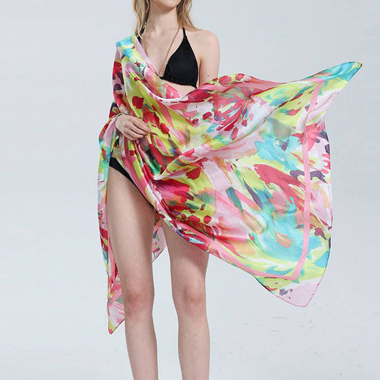 Elegant Protection Scarf Wrap for Beach Vacation